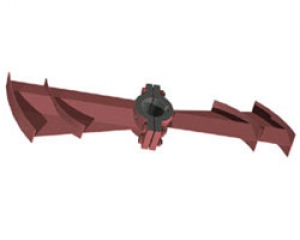 BJ型菱臂弧葉整體槳式攪拌